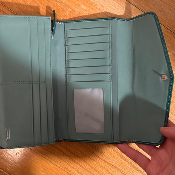 Coach wallet green - Picture 4 of 6